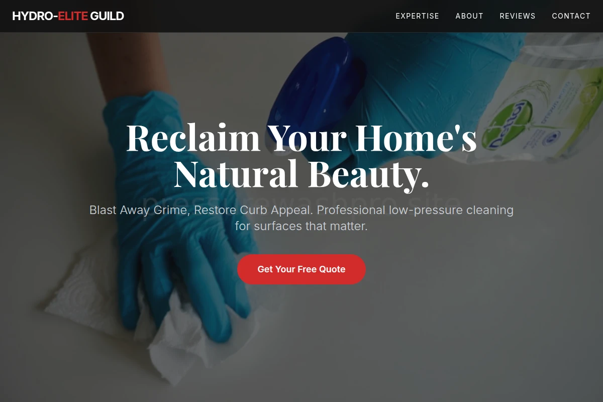 Low-pressure Cleaning