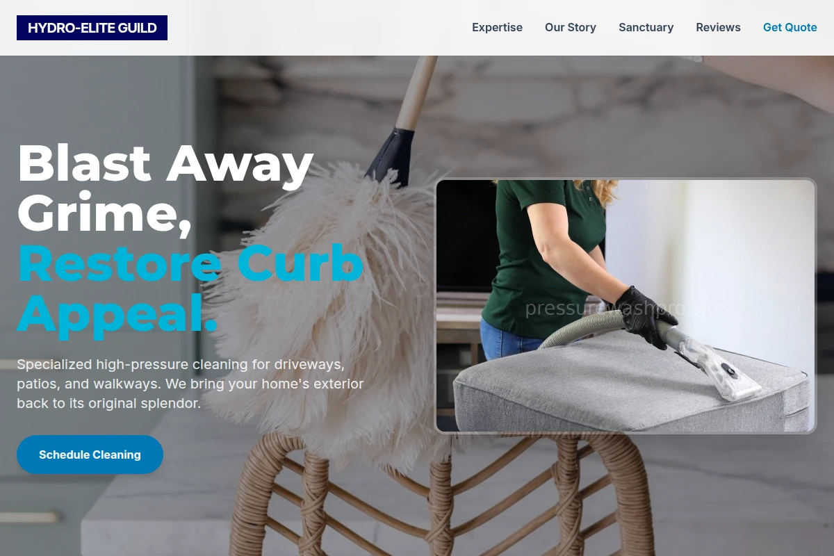 Concrete House Cleaning